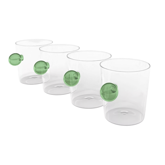 Set of 4 Green Sphere Mugs