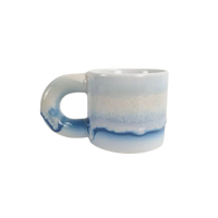 Light Blue Glazed Ceramic Mug