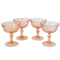 Pink Swirl Coupe Set