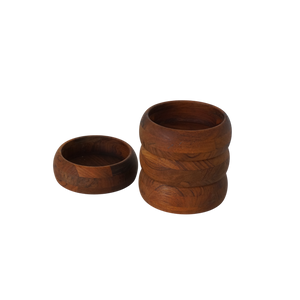Round Wooden Bowls