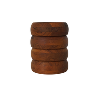Round Wooden Bowls