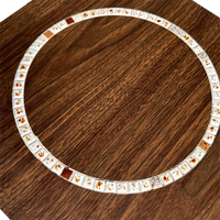 Pair of MCM Square Mosaic Side Stacking Drink Tables
