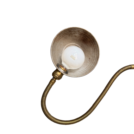 Adjustable Gooseneck Arm Castiron Lamp