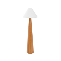 Asymmetrical Wood Floor Lamp