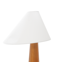 Asymmetrical Wood Floor Lamp