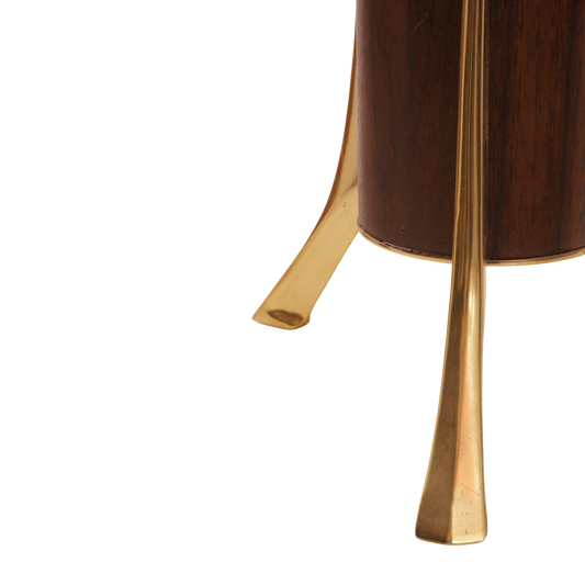 Mid Century Brass Accent Lamp