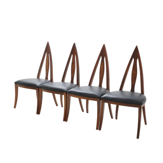 Set of 4 Gothic Chairs, 1960s