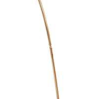 Travertine Base Arc Floor Lamp