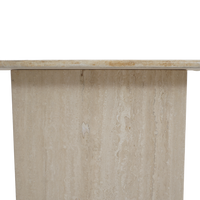 Travertine Console Table, 1980s