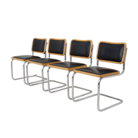 Black Vinyl Cesca Chairs