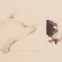 Nude Lying Down, 30x20