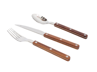 Wood Handled Utensils S/3