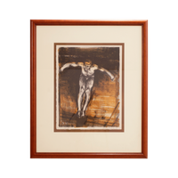 Diving Litograph, 21x25