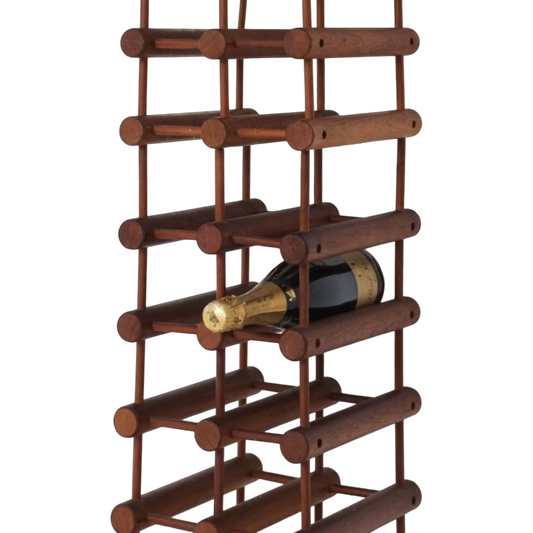 Teak Wine Rack by Nissen Langaa, 1960s