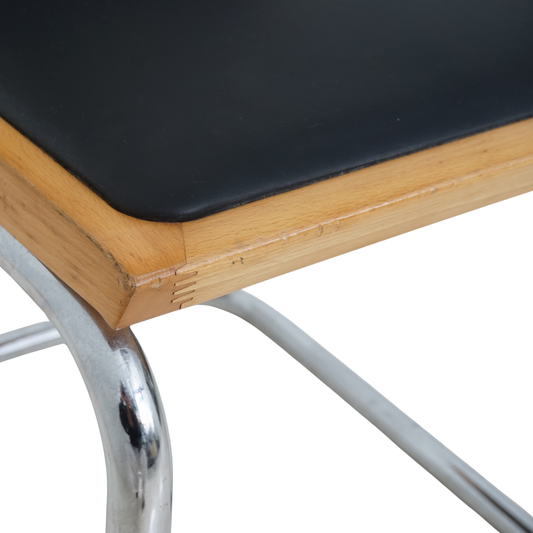 Black Vinyl Cesca Chairs