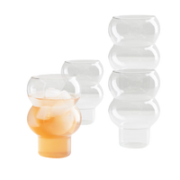 Set of 4 Stacking Bubble Glasses