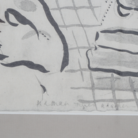 Esther Accuses Haman Lithograph, 15x19