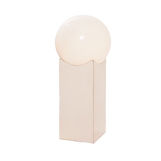 White Globe Table Lamp