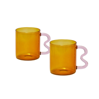 Pair of Amber Mugs