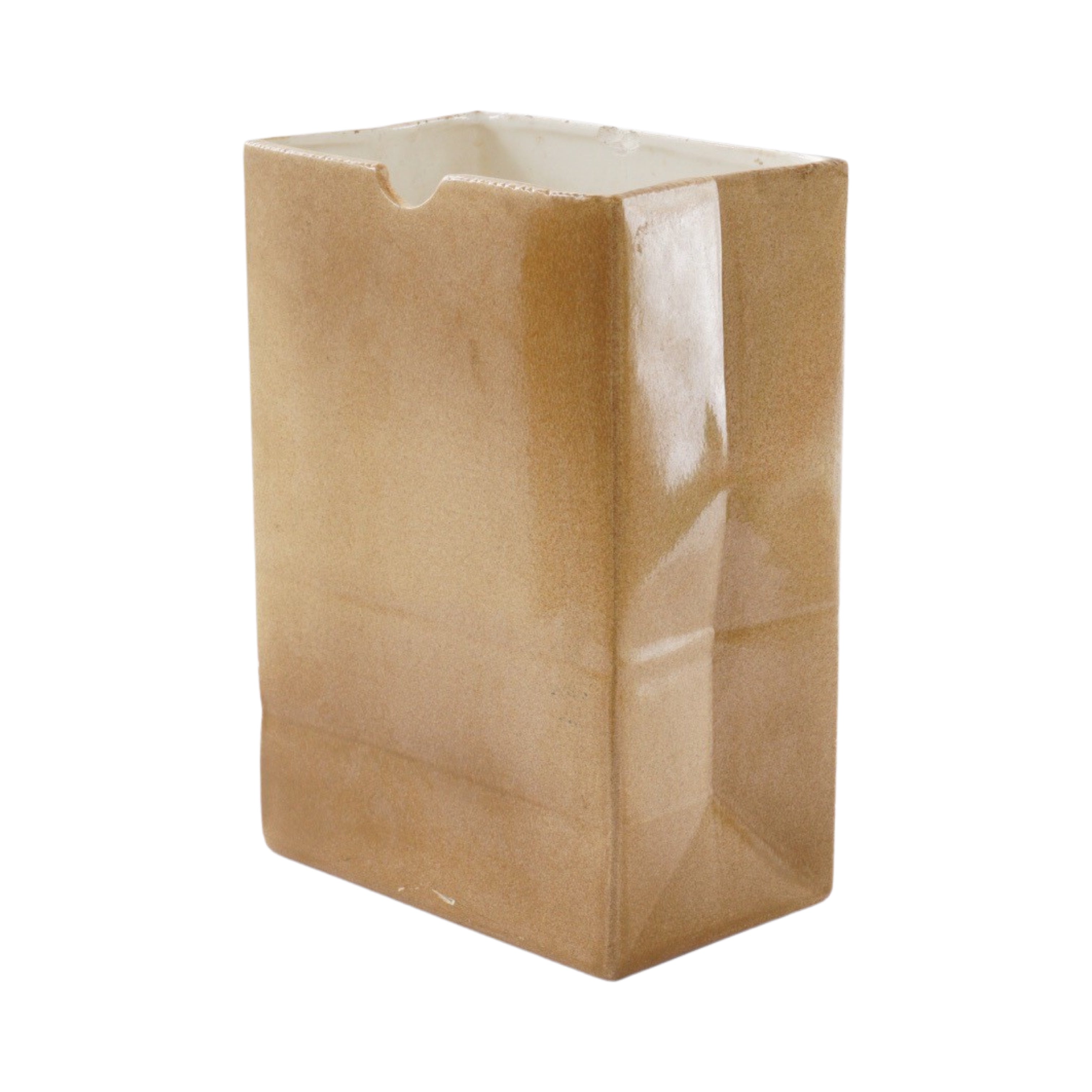 Ceramic Paper Bag Vase – Betsu Studio