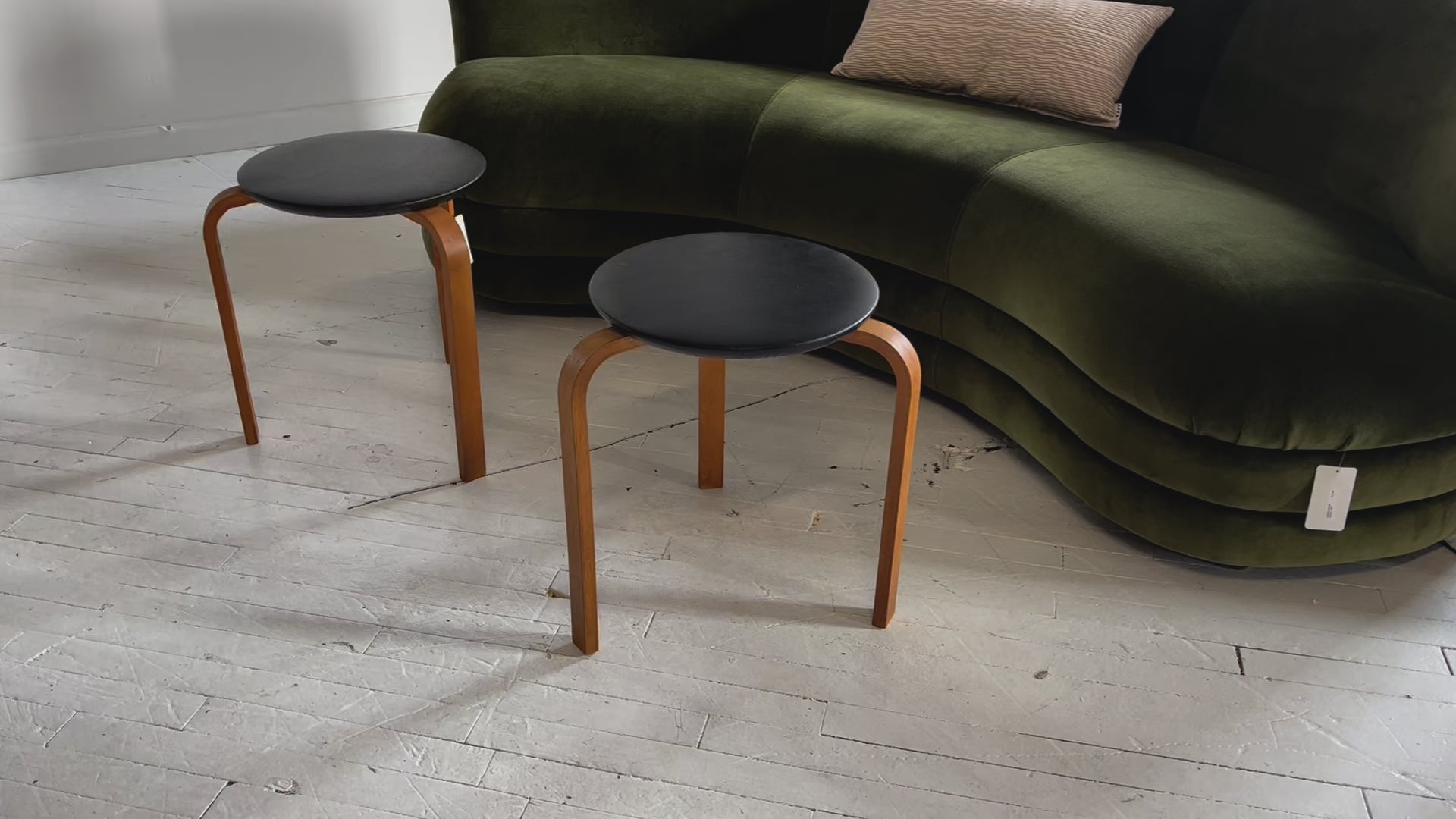 Pair of Bentwood Stools