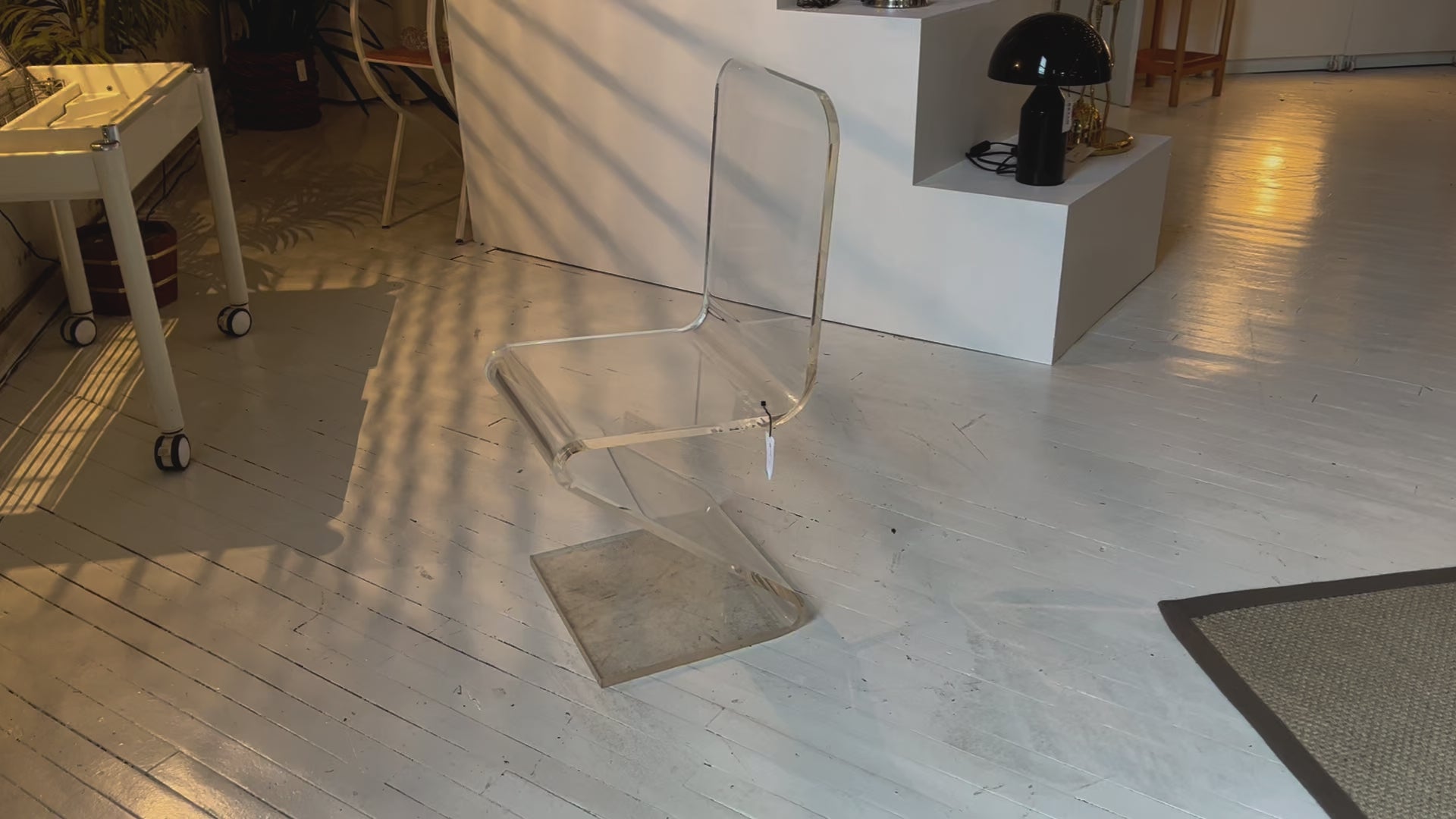 Lucite "Z" Chair, 1970s