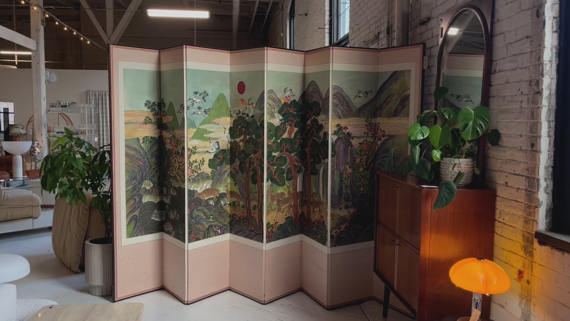 Korean 'Shipjangsaengdo' 8-Panel Screen