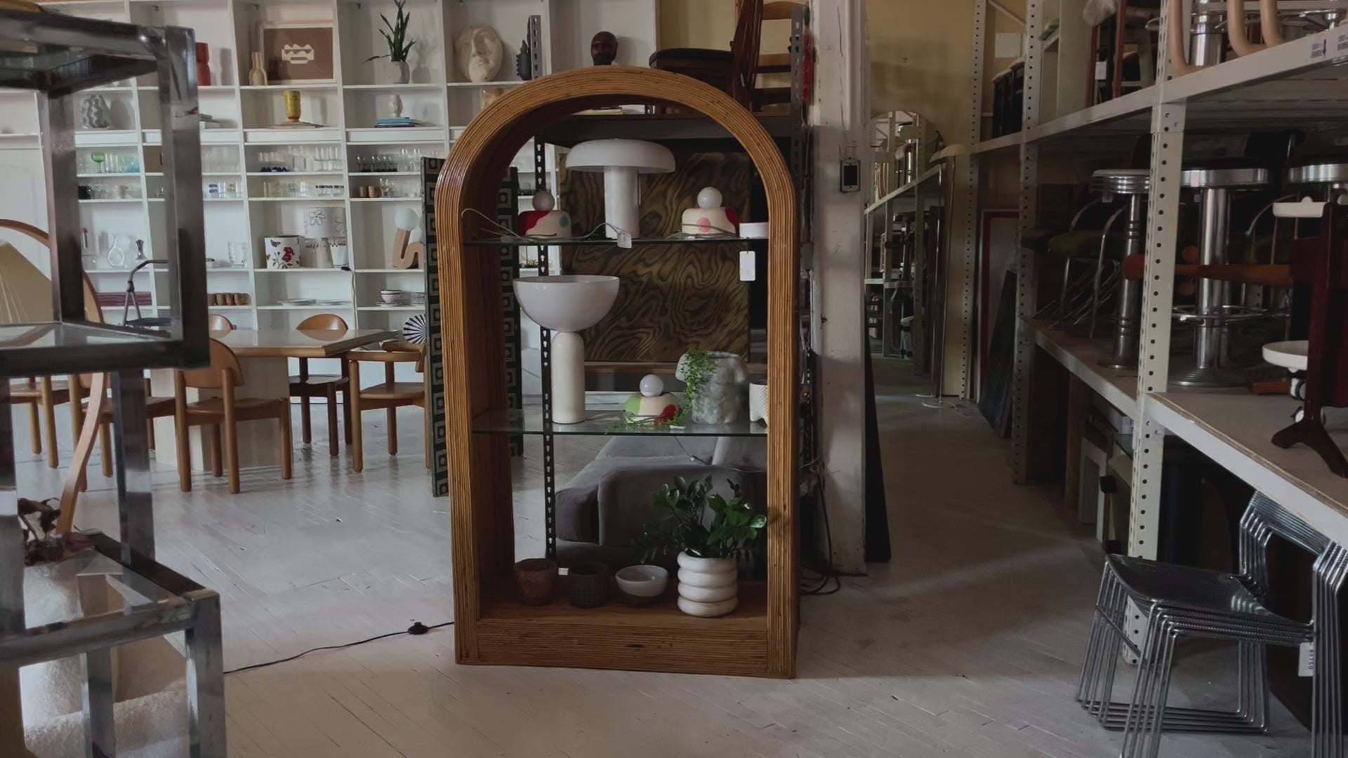 Pencil Reed Etagere, 1970s