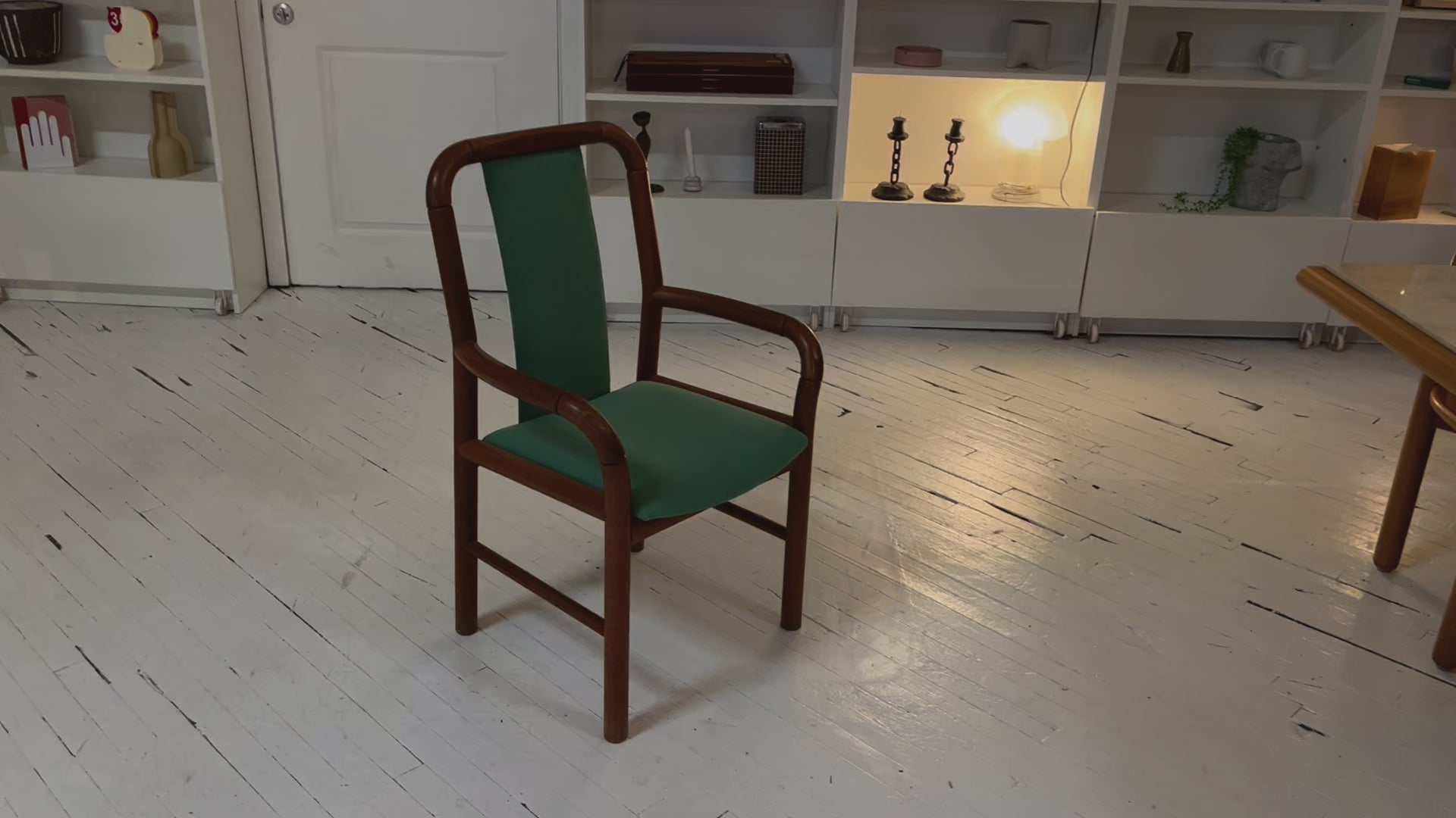 Pair of Bentwood Teak Chairs, 1970s
