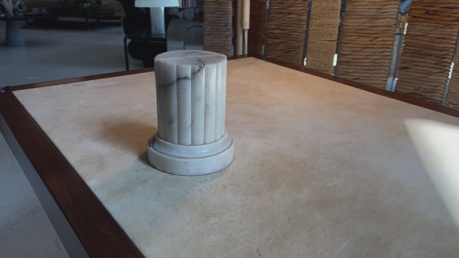 Pair of Marble Column Bookends
