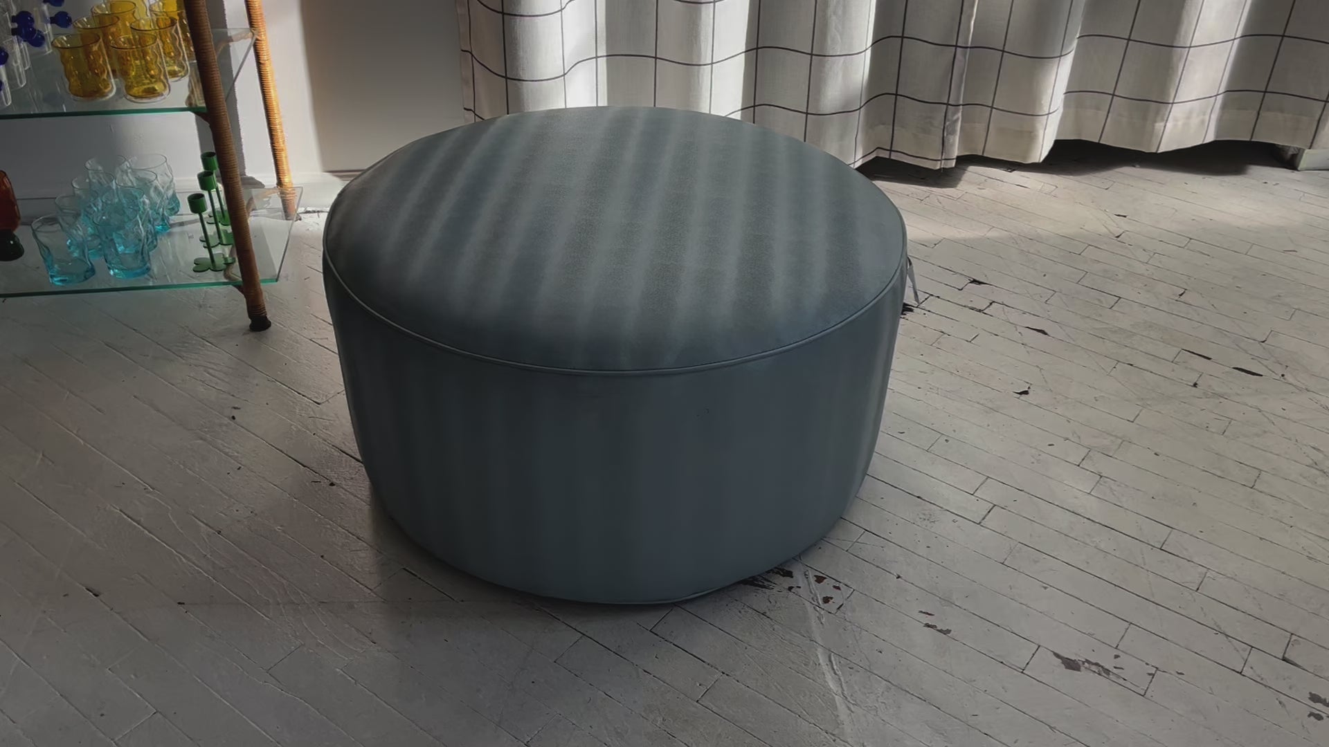 Round Indoor/Outdoor Ottoman