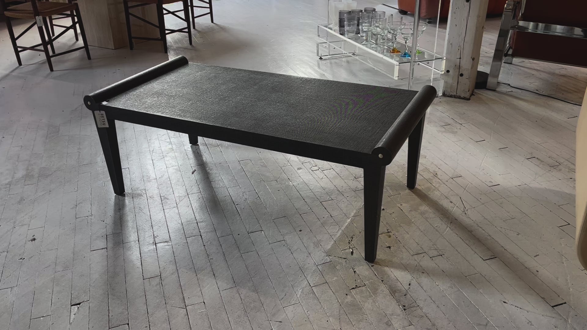 Textured Scroll Coffee Table