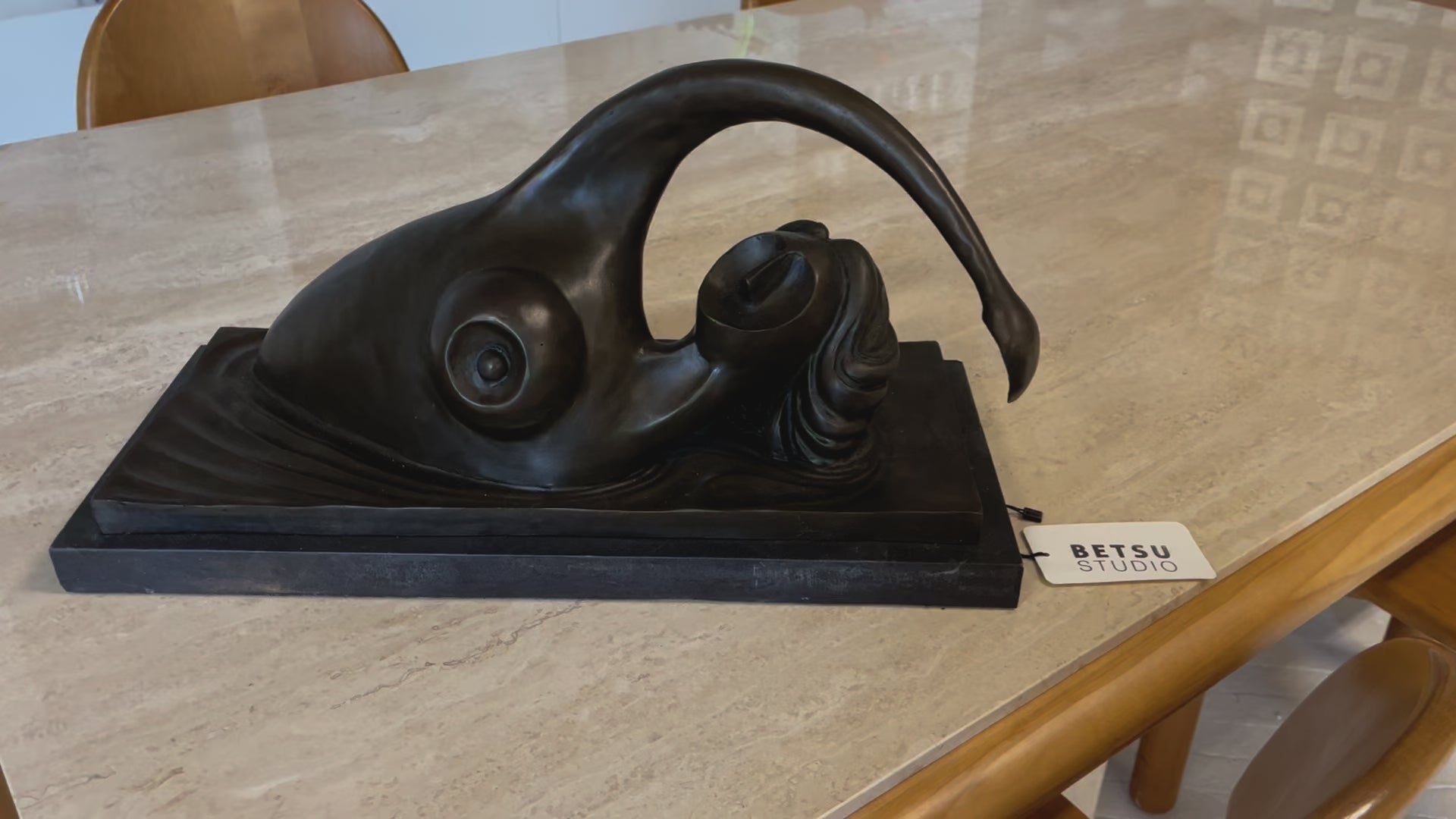 Bronze Swimmer Sculpture