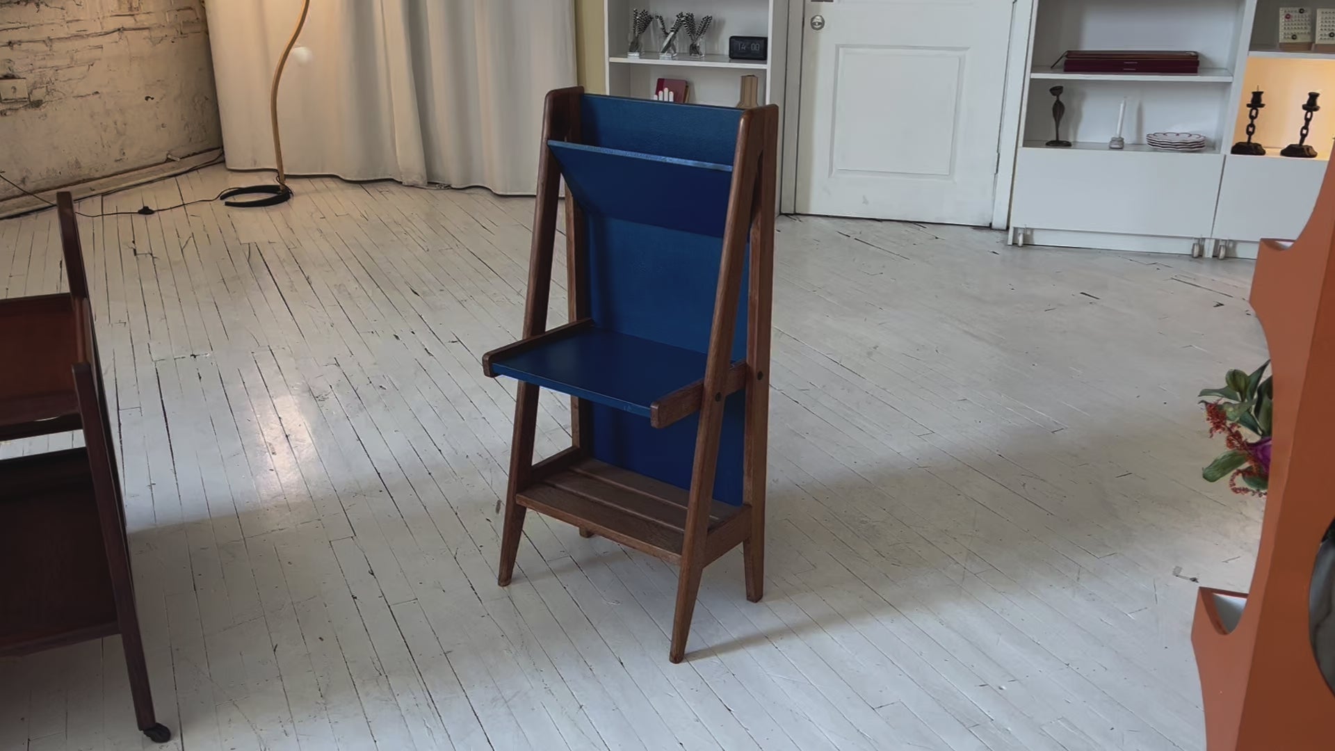 Pair of French Oak Laminate Tables