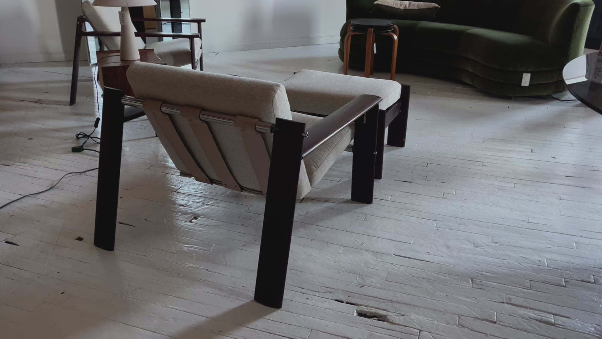 MP 129 Chair & Ottoman by Percival Lafer, 1960s