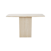 Travertine Console Table, 1980s