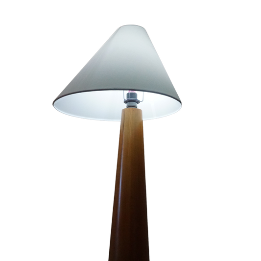 Asymmetrical Wood Floor Lamp