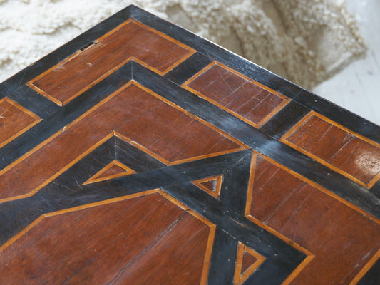 Spanish Baroque Inlaid Table, 1800s