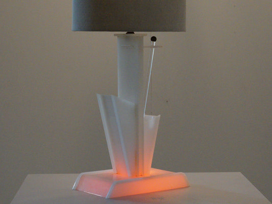 Geometric Lucite Lamp, 1960s