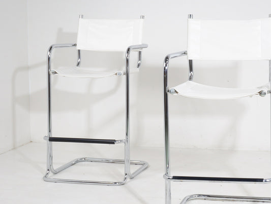 Mart Stam Style Tubular Cantilever Stool, 1970s