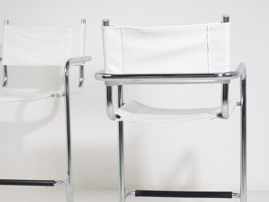 Mart Stam Style Tubular Cantilever Stool, 1970s