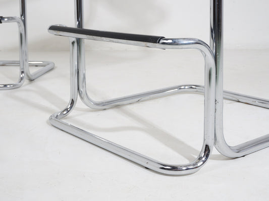 Mart Stam Style Tubular Cantilever Stool, 1970s