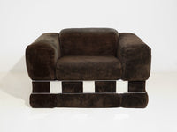 Chrome Caged Armchair by Adrian Pearsall, 1970s