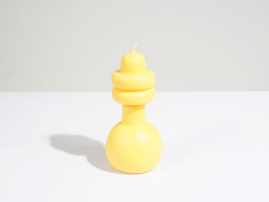 Yellow Bub Candle by Carl Durkow