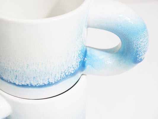 Light Blue Glazed Ceramic Mug