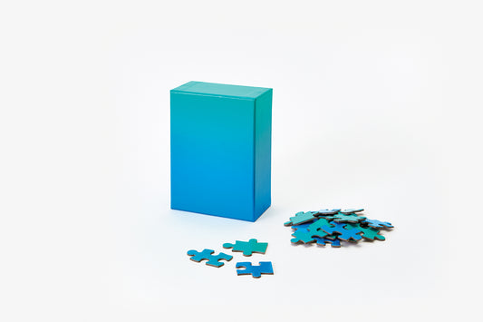 Blue Gradient Puzzle